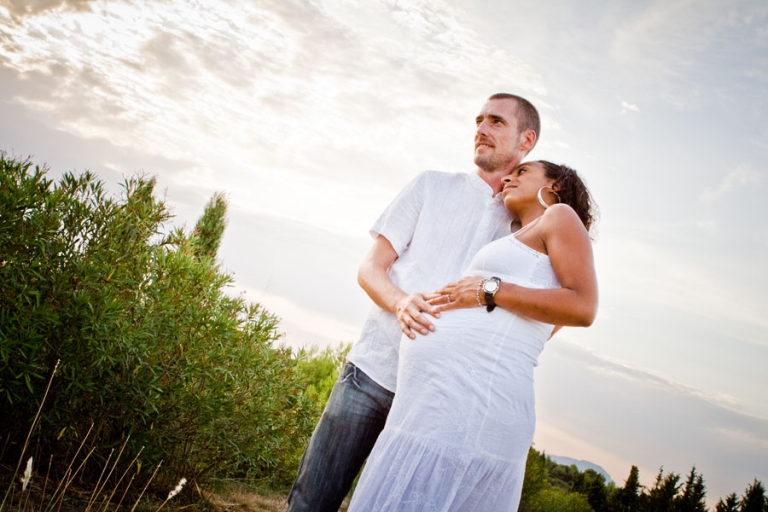 Photographe Portrait Grossesse Montpellier Lac du Cres Pierre Abramovici