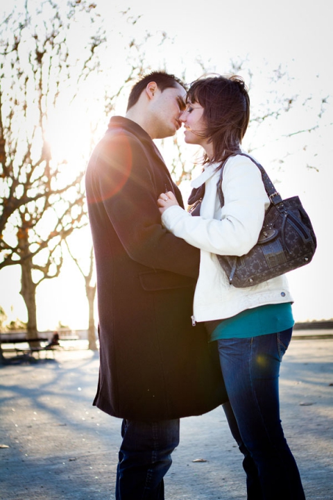 Photographe Portrait Couple Montpellier Promenade du Peyrou Pierre Abramovici