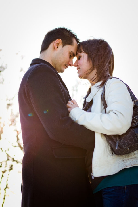Photographe Portrait Couple Montpellier Promenade du Peyrou Pierre Abramovici