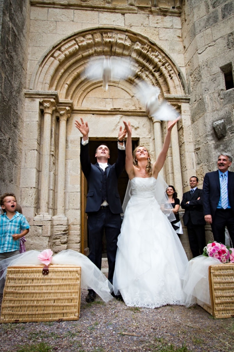 Photographe Mariage Montpellier Abbaye de Vignogoul Domaine de la Vière Pierre Abramovici