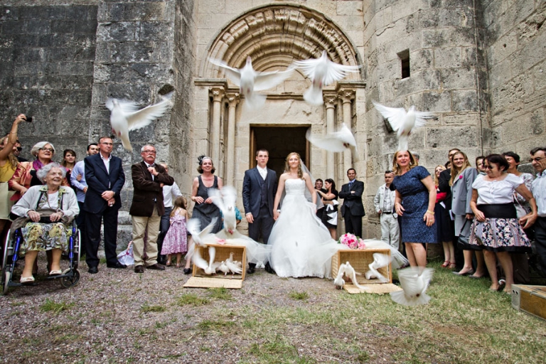 Photographe Mariage Montpellier Abbaye de Vignogoul Domaine de la Vière Pierre Abramovici