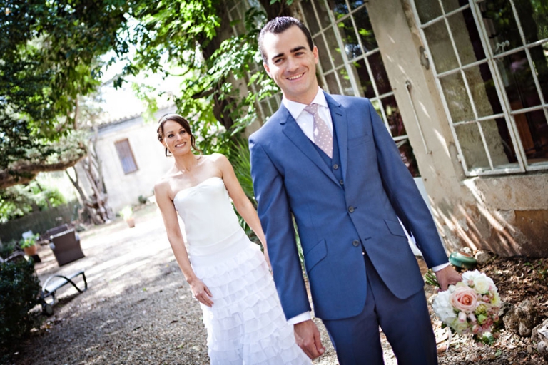 Photographe Mariage Montpellier Demeure des Brousses Voile Bleue Pierre Abramovici