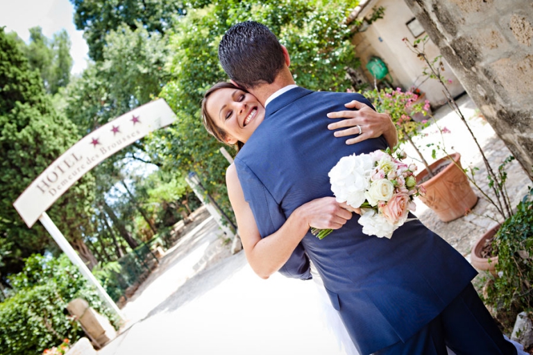 Photographe Mariage Montpellier Demeure des Brousses Voile Bleue Pierre Abramovici
