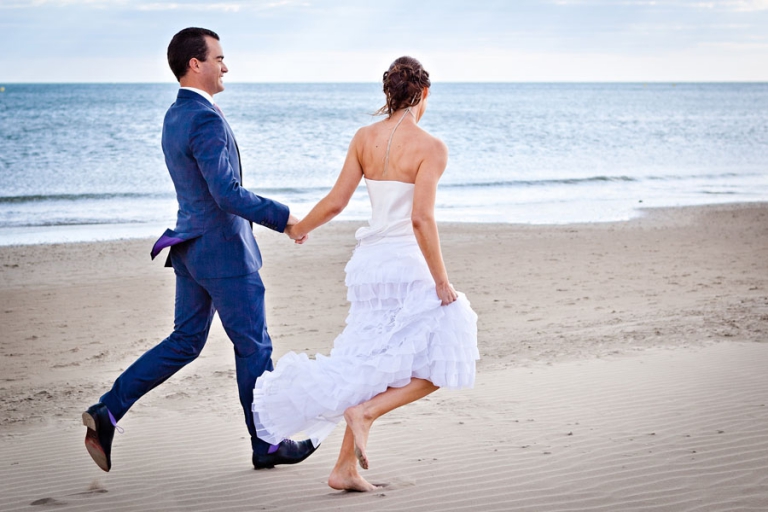 Photographe Mariage Montpellier Demeure des Brousses Voile Bleue Pierre Abramovici