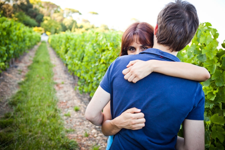 Photographe Portrait Engagement Couple Montpellier Castelnau-le-Lez Domaine Verchant Pierre Abramovici