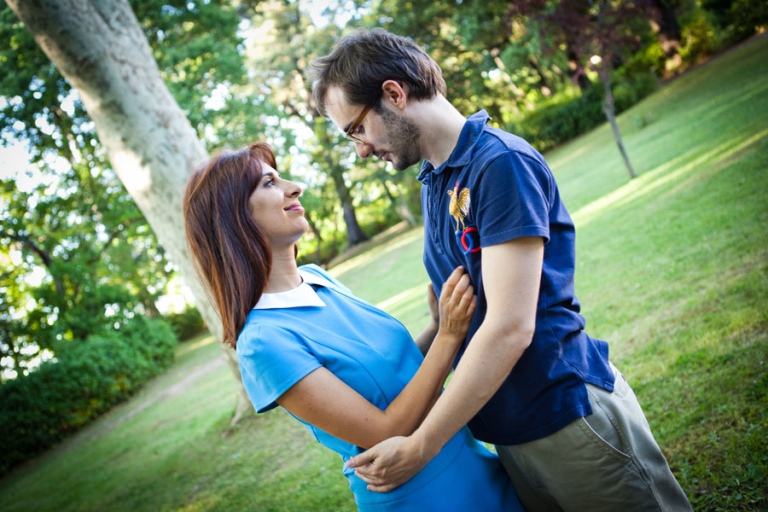 Photographe Portrait Engagement Couple Montpellier Castelnau-le-Lez Domaine Verchant Pierre Abramovici