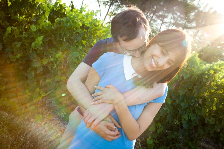 Photographe Portrait Engagement Couple Montpellier Castelnau-le-Lez Domaine Verchant Pierre Abramovici