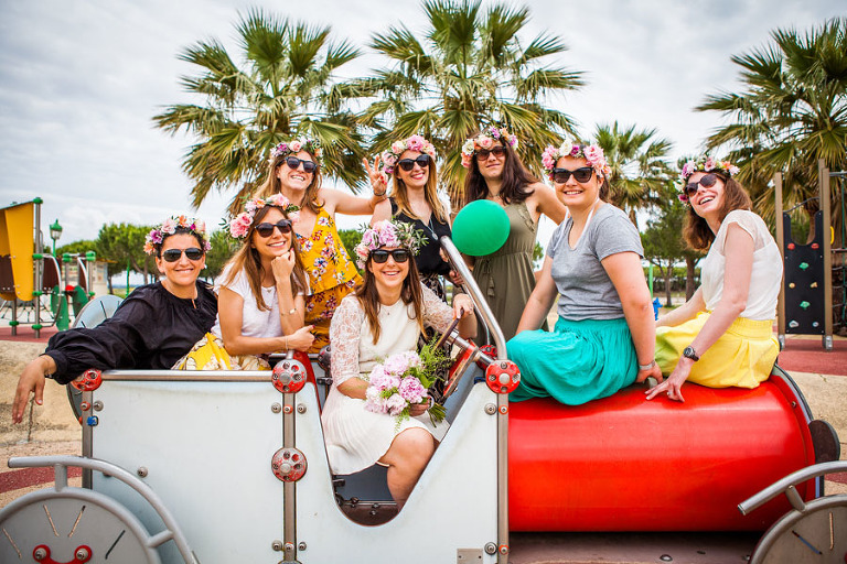 Photographe Portrait EVJF Montpellier Palavas-les-Flots Parc du Levant Pierre Abramovici